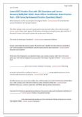 Latest SOCE Practice Test with 250 Questions and Correct &NewLine;Answers&sol;2026&sol;2027 SOCE- State Officer Certification Exam Practice &NewLine;Test &ndash; 250 Correctly Answered Practice Questions &lpar;New&excl;&rpar; 