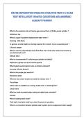 WATER DISTRIBUTION OPERATOR &lpar;PRACTICE TEST D1&rpar; EXAM&NewLine;TEST WITH LATEST UPDATED &lpar;QUESTIONS AND ANSWERS&rpar;&NewLine;ALREADY PASSED&excl;&excl; 
