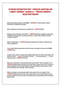 D2 WATER DISTRIBUTION TEST &vert; COMPLETE QUESTIONS AND&NewLine;CORRECT ANSWERS &vert; GRADED A&plus; &vert; VERIFIED ANSWERS &vert;&NewLine;BRAND NEW VERSION&excl; 