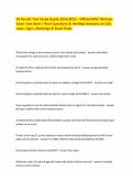NJ Permit Test Study Guide 2024&sol;2025 - Official MVC Written Exam Test Bank &vert; Real Questions & Verified Answers on GDL Laws&comma; Signs&comma; Markings & Road Rules