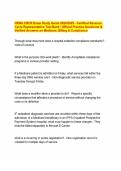 HFMA CRCR Exam Study Guide 2024&sol;2025 - Certified Revenue Cycle Representative Test Bank &vert; Official Practice Questions & Verified Answers on Medicare&comma; Billing & Compliance
