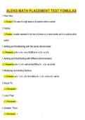 ALEKS Math Placement Test Formulas & Study Guide  &vert; Complete Math Review &vert; Essential Equations & Concepts &vert; Verified Solutions&period;