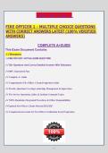 Fire Officer 1 Multiple Choice Questions & Answers &lpar;2026&sol;2027&rpar; &vert; Complete Study Guide &vert; NFPA 1021 Fire Officer Certification Prep &vert; Verified Solutions