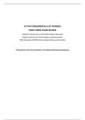 ATI RN Fundamentals of Nursing Proctored Exam Review &lpar;2026&sol;2027&rpar; &ndash; Elsevier ATI Content Mastery Series&reg; Blueprint &vert; NGN-Integrated Foundational Nursing Competency &vert; 70 Questions and Correct Answers