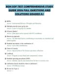 BOH SOP TEST COMPREHENSIVE STUDY&NewLine;GUIDE 2026 FULL QUESTIONS AND&NewLine;SOLUTIONS GRADED A&plus;