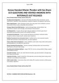 Kansas Standard Master Plumber with Gas &lpar;Exam 557&rpar;