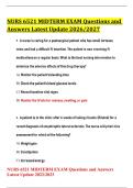 NURS 6521 Midterm Exam&colon; Advanced Pharmacology Q&A &NewLine;&NewLine;