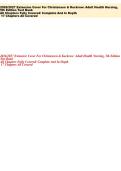 2026&sol;2027 Extensive Cover For Christensen & Kockrow&colon; Adult Health Nursing&comma;&NewLine;5th Edition Test Bank&NewLine;All Chapters Fully Covered&sol; Complete And In Depth&NewLine;17 Chapters All Covered