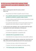 NJ Life Insurance Exam 2026 &vert; Updated Questions & Answers &vert; Complete Licensing Exam Prep Guide