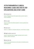 ATI PN FUNDAMENTALS CLINICAL&NewLine;REASONING CASES AND STEP BY STEP&NewLine;EXPLANATIONS 2026 STUDY GUIDE