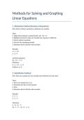 Class notes Mathematics 