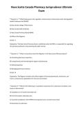 Nova Scotia Canada Pharmacy Jurisprudence Ultimate Exam