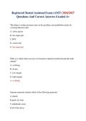 Registered Dental Assistant Exam &lpar;AMT&rpar; 2026&sol;2027 Questions And Correct Answers Graded A&plus;&NewLine;&NewLine;