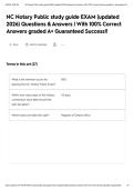 NC Notary Public study guide EXAM &lpar;updated 2026&rpar; Questions & Answers &vert; With 100&percnt; Correct Answers graded A&plus; Guaranteed Success&excl;&excl;&NewLine;&NewLine;