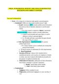 NR226 &lowbar;FUNDAMENTAL PATIENT CARE FINAL EXAM PRACTICE QUESTIONS AND CORRECT ANSWERS