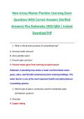 New Jersey Master Plumber Licensing Exam &NewLine;Questions With Correct Answers &lpar;Verified &NewLine;Answers&rpar; Plus Rationales 2026 Q&A &vert; Instant &NewLine;Download Pdf 
