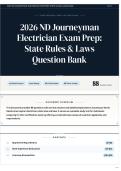 2026 ND Journeyman Electrician Exam Prep  State Rules & Laws Question Bank