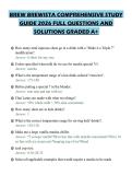 BREW BREWISTA COMPREHENSIVE STUDY&NewLine;GUIDE 2026 FULL QUESTIONS AND&NewLine;SOLUTIONS GRADED A&plus;