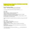 Test Bank for Prescott's Microbiology&comma; 12th Edition by Joanne Willey&NewLine;Verified Chapter 1-42 complete