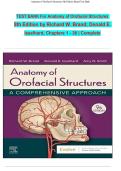 TEST BANK For Anatomy of Orofacial Structures  &NewLine;9th Edition by Richard W&period; Brand&semi; Donald E&period;  &NewLine;Isselhard&comma; Chapters 1 - 36 &vert; Complete