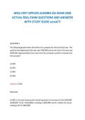 WGU C957 APPLIED ALGEBRA OA EXAM 2026&NewLine;ACTUAL REAL EXAM QUESTIONS AND ANSWERS&NewLine;WITH STUDY GUIDE actual&excl;&excl;&excl;&NewLine;