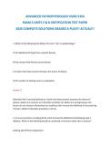 ADVANCED PATHOPHYSIOLOGY NURS 5350&NewLine;EXAM 2 UNITS 5 & 8 CERTIFICATION TEST PAPER&NewLine;2026 COMPLETE SOLUTIONS GRADED A PLUS&excl;&excl;&excl; ACTUAL&excl;&excl;&excl;&NewLine;