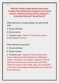 RNC-NIC Cardiac &vert;&vert; Most Recent Exam Actual &NewLine;Complete Real Verified Exam Questions And Correct &NewLine;Answers &lpar;Verified Answers&rpar; Already Graded A&plus; &vert; &NewLine;Guaranteed Success&excl;&excl; Newest Exam&excl;&excl;&excl;