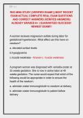 RNC-MNN STUDY &vert;&vert;VERIFIED EXAM&excl;&excl;&vert;&vert; MOST RECENT &NewLine;EXAM ACTUAL COMPLETE REAL EXAM QUESTIONS &NewLine;AND CORRECT ANSWERS &lpar;VERIFIED ANSWERS&rpar; &NewLine;ALREADY GRADED A&plus; &vert; GUARANTEED SUCCESS&excl;&excl; &NewLine;NEWEST EXAM&excl;&excl;&excl;
