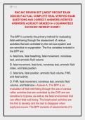 RNC-NIC REVIEW SET &vert;&vert; MOST RECENT EXAM &NewLine;2026&sol;2027 ACTUAL COMPLETE REAL VERIFIED EXAM &NewLine;QUESTIONS AND CORRECT ANSWERS &lpar;VERIFIED &NewLine;ANSWERS&rpar; ALREADY GRADED A&plus; &vert; GUARANTEED &NewLine;SUCCESS&excl;&excl; NEWEST EXAM&excl;&excl;&excl;