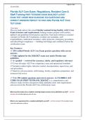 Florida ALF Core Exam&colon; Regulations&comma; Resident Care & Staff Training PREP TESTBANK EXAM 2026&sol;2027 LATEST &NewLine;EXAM TEST UNDER NEW GUIDELINE 350 QUESTIONS AND &NewLine;CORRECT ANSWERS PERFECT TO PASS 2026 Florida ALF Core &NewLine;TEST EXAM &NewLine;