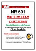 NR 601 &lpar;Midterm & Final Exams&rpar; &ndash; Chamberlain Package Bundle &lpar;PDF&rpar;
