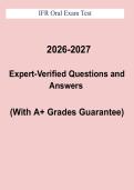 IFR Oral Exam Test Questions and Answers PDF &vert; Instrument Rating Checkride Practice Guide &lpar;2026&ndash;2027&rpar;