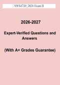 SWS 4720 Exam II Study Guide PDF &vert; Advanced Social Work Practice Exam Review & Practice Questions &lpar;2026&ndash;2027&rpar;