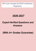 RIA Core Concepts for MAP Certification Preparation PDF &vert; Real Estate Investment Associate Exam Study Guide &lpar;2026&ndash;2027&rpar;