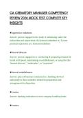 CA CREMATORY MANAGER COMPETENCY&NewLine;REVIEW 2026 MOCK TEST COMPLETE KEY&NewLine;INSIGHTS