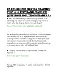 CA HOUSEHOLD MOVERS PRACTICE&NewLine;TEST 2026 TEST BANK COMPLETE&NewLine;QUESTIONS SOLUTIONS GRADED A&plus;