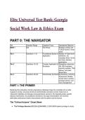 2026&sol;2027 Elite S-Tier Test Bank&colon; Georgia Social Work Law & Ethics Exam &lpar;LCSW & LMSW Mastery&rpar;