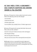 HLT 306V WEEK 4 TOPIC 4 ASSIGNMENT 1&NewLine;2026 COMPLETE QUESTIONS AND ANSWERS&NewLine;GRADED A&plus; FULL SOLUTION&NewLine;