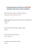 Colorado Esthetician Written Exam 2025-2026 Questions with Correct Answers Graded A&plus;&NewLine;&NewLine;