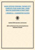NASM CERTIFIED PERSONAL TRAINER &lpar;CPT&rpar; COMPLETE STUDY GUIDE 2026 &vert; EXAM PRACTICE QUESTIONS & CHEAT SHEET
