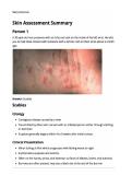 NURS 612 SKIN ASSESSMENT SUMMARY &vert; DERMATOLOGY CASE STUDIES &vert; QUESTIONS AND ANSWERS &vert; 2026 UPDATE &vert; 100&percnt; CORRECT&period;