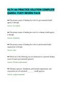 HLTH 501 PRACTICE EXAMINATION 2026&NewLine;QUESTIONS WITH ANSWERS GRADED A&plus;&NewLine;