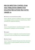 BSN 205 INFECTION CONTROL EXAM &NewLine;2026 HOSPITAL ACQUIRED INFECTIONS &NewLine;SURVEILLANCE STRATEGIES PRACTICE &NewLine;GUIDE GRADED A&plus; 