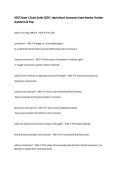 AGEC Exam 1 Study Guide 2026 &vert; Agricultural Economics Exam Review&comma; Practice Questions & Prep