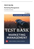 Test Bank &mdash; Marketing Management&comma; 2025 Release &lpar;Marshall&comma; Johnston&comma; 2025&rpar; &vert; All Chapters 1&ndash;14 Covered&NewLine;