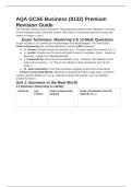 AQA GCSE Business &lpar;8132&rpar; Premium Revision Guide&NewLine;