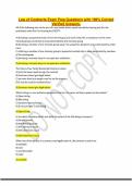 Law of Contracts Exam Prep Questions with 100&percnt; Correct Verified Answers&period;
