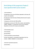Brock Biology of Microorganisms Chapter 8 Exam Questions With Correct Answers 