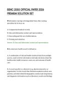 BSNC 2055 OFFICIAL PAPER 2026 &NewLine;PREMIUM SOLUTION SET