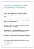 Brock Biology of Microorganisms - Chapter 9 Exam Questions With Correct Answers 